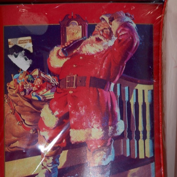 Set of 2 - Vintage Coke Coca- Cola Advertising Holiday Christmas Cards In origin - Picture 10 of 10